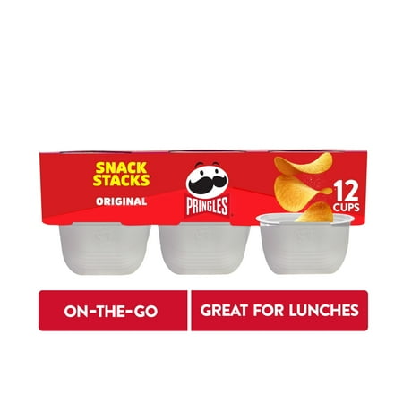 Pringles Potato Crisps Chips, Original, 8 oz, 12 Count