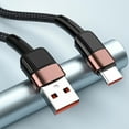 thumbnail image 6 of Yammee Super Fast 100W USB C Charger Cable 7A Output USB C to USB A Cable for Quick Charging and 480Mbps Data Transfer, 6 of 10