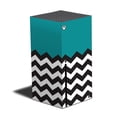 thumbnail image 1 of Skin Decal Wrap Compatible With XBOX Series X Sticker Design Teal Chevron, 1 of 3