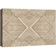 thumbnail image 3 of PixonSign Canvas Print Wall Art Square Tan Tribal Pattern Abstract Shapes Illustrations Minimalism Bohemian Colorful Multicolor Ultra for Living Room, Bedroom, Office - 16"x24", 3 of 5