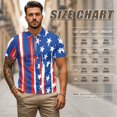 thumbnail image 6 of Aplkyhs Matching Golf Shirts for Couple Blue Patriotic Star Mens Hawaiian Shirt Suitable for Outdoor Sports Mens Shirts Casual Soft and Comfortable Quick Dry Breathable Fabric, 6 of 6