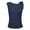 Marine, variante sur Haut Sans Manches Style Rue pour Femmes - Débardeur Décontracté à Lacets Col Incliné / Yubnlvae / Mode Style Rue Col Incliné Haut Sans Manches Ajusté (g / m)
