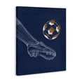 thumbnail image 2 of Stupell Industries Modern Soccer Lines Contour Canvas Art, 24 x 30, by Marcus Prime, 2 of 8