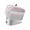 Pink, variant on Purple Grey Toaster Cover 4 Slice, Chic Garden Floral Stripe Aesthetic Flower Dustproof Bread Machine Oven Cover with Storage Pockets, Fits Most Kitchen Toasters Protector