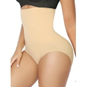 SHAPEVIVA Tummy Control Shapewear Panties for Women High Waisted Body Shaper Slimming Shapewear Underwear Girdle Panty