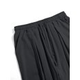 thumbnail image 5 of TANBOM Men's Loose Fit Cotton Casual Drawstring Pants, Black, 1-Pack, L, 5 of 8