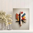 thumbnail image 2 of Geometric Abstract Sculpture Canvas Print Wall Art for Living Room Bedroom Office Dining Room Decor, 2 of 8