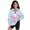 Axolotl Bubble Blue, variant on COEQINE Loose Fit Sweatshirt for Girls, Quarter Zip Pullover Long Sleeve with Collar, Soft Polyester Pullover Tops Machine Washable for 7-8 Kids, Cute Snowman Blue
