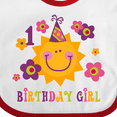 thumbnail image 4 of Inktastic Sun 1st Birthday Girls Baby Bib, 4 of 4