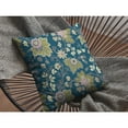 thumbnail image 4 of Amrita Sen Friendly Flowers Broadcloth Indoor Outdoor Zippered Pillow Green, 4 of 5