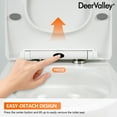 thumbnail image 6 of 1-Piece 1/1.28 GPF Dual Flush Elongated Compact Toilet in White 12 in. Rough-In Comfortable Height, Seat Included, 6 of 15