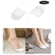 thumbnail image 3 of 10 pares de medias medias para mujer de corte ultrabajo con cabestrillo No Show, antideslizantes, delgadas, invisibles, ocultas para tacones planos blanco Baoblaze Calcetines de barco de mujer, 3 of 8