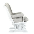 thumbnail image 5 of AFG Baby Furniture Sleigh Glider and Ottoman in White with Gray Cushions, 5 of 8