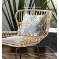 thumbnail image 4 of Amrita Sen Blown And Closed Pillow With Dark Green Peach CAPL349FSDS-BL-20x20, 4 of 4
