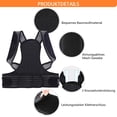 thumbnail image 3 of Posture Corrector for Men & Women, Upper Back Support with Metal Support Rods, Spinal Support Corrective Brace for Prevent Humpback, Adjustable & Breathable, Unisex Sizing for Daily Use, 3 of 8
