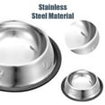 thumbnail image 3 of Abaima 3 Pack Stainless Steel Cat Food Bowls, Non Slip Cat Water Bowls, Metal Medium Pet Food Bowls, Non Skid Cute Bowls with Rubber Bottom for Cats, 3 of 6
