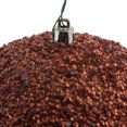 thumbnail image 2 of Vickerman 6" Copper Beaded Ball Ornament, 4 per Bag, 2 of 2