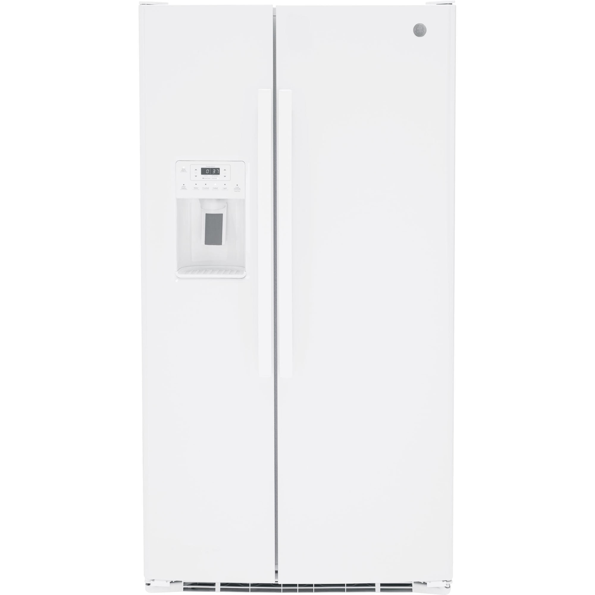 Ge Gse25g 36" Wide 25.3 Cu. Ft. Energy Star Rated Side By Side Refrigerator - White