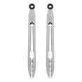 thumbnail image 1 of Pinzas KitchenAid de acero inoxidable con bordes festoneados de 18 cm, color plateado, 1 of 5