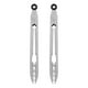 thumbnail image 1 of Pinzas KitchenAid de acero inoxidable con bordes festoneados de 18 cm, color plateado, 1 of 5