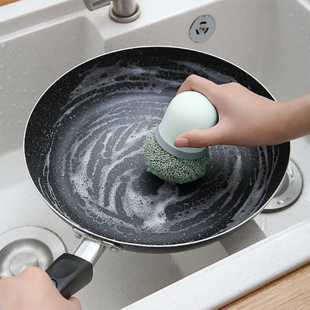 ¡Precios Reducidos!, Cepillo reemplazable para ollas y lavavajillas, fibra ecológica de base biológica, limpieza Akmoler