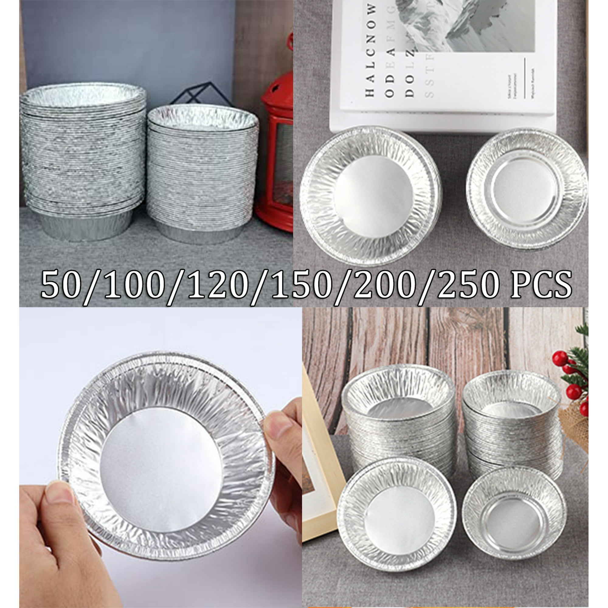 Disposable Small Round Aluminum Foil Baking Cake Grill Pie Pan