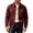 Wine, variant on Husipze Mens Lightweight Shirt Jackets Casual Stylish Long Sleeve Lapel Button Down Shacket Jacket Fall Work Outwear with Pockets Army Green S