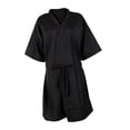 thumbnail image 4 of Bata de corte de pelo Yuyangstore Cabo Lujo Kimono para Salón de Belleza Mascotas Negro, 4 of 8