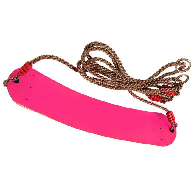 Heavy Duty Swing Se with Rope, Kids Children Adult Backyard Outdoor Replacement Swing Swing Set Pink