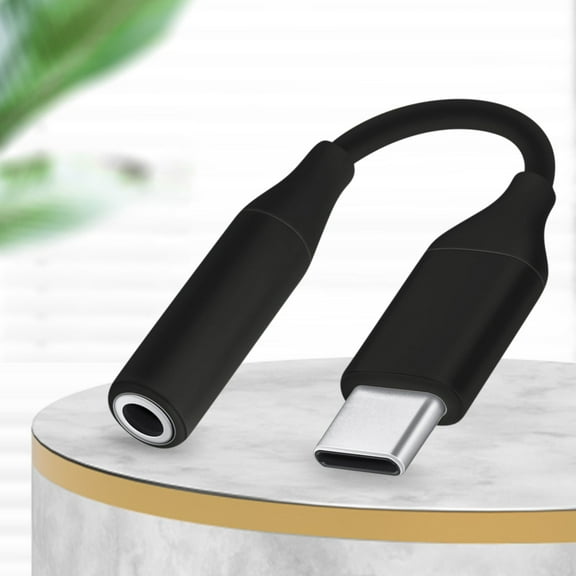 Kiplyki USB C To 3.5mm Headphone/Earphone Jack Cable Adapter,Type C Male Port To 3.5 Mm Female Stereo Audio Headphone Aux Connector