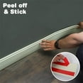thumbnail image 3 of Paintable Baseboard Trim,1 Roll Easy to Stick Self-Adhesive Wall Base,Caulk and Trim Strips for Floor,Hardened Baseboard Trim for Chair Rail,White Flexible Baseboard Molding Trim (White), 3 of 8