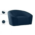 thumbnail image 4 of Meridian Furniture Riley Navy Velvet Chair, 4 of 5