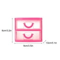 thumbnail image 2 of RuiJiao Multilayer Plastic Desktop Drawer Organizer with Removable Dividers, 4 Colors, S/M/L/XL Sizes for Jewelry, Office Supplies, Cosmetic Storage (13x9x8-18cm), 2 of 2