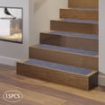 thumbnail image 5 of 15Pcs Non-Slip Stair Treads Carpet Self-Adhesive Indoor Safety Rug for Wooden Steps, 5 of 12