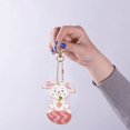 thumbnail image 4 of 1 Juego de llavero con pintura de diamantes, bolso hecho a mano, colgante, llavero, joyería de doble cara Hugtrwg Para estrenar, 4 of 9