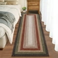 Geometric Runner Pattern Braided Pattern Printed Rug,Modern Geometric Kitchen Runner Rugs Non ...