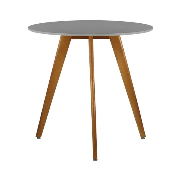 Mesa de Comedor Frankfurt 80 Circular Gris Mundo In Frankfurt