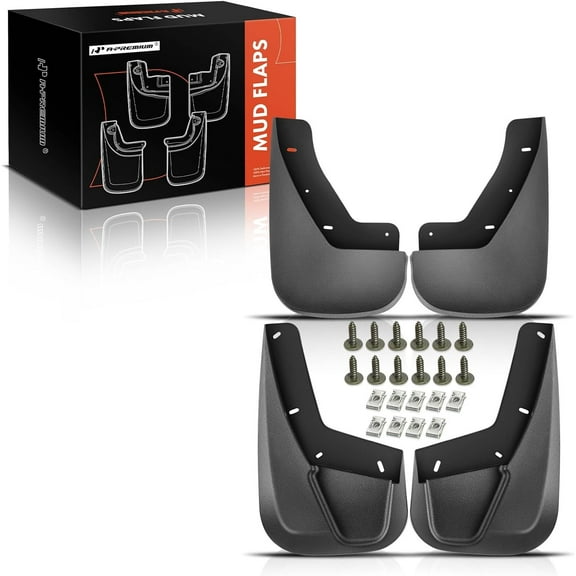 A-Premium Mud Flaps Splash Guards Replacement for Cadillac Escalade 2007-2014 Chevrolet Tahoe LTZ 2009-2014 GMC Yukon 2014 4-PC Set