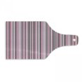 thumbnail image 1 of Modern Cutting Board, Abstract Retro Vintage Stripes Lines Geometrical Art Print, Decorative Tempered Glass Cutting and Serving Board, Wine Bottle Shape, Pale Pink White, by Ambesonne, 1 of 1