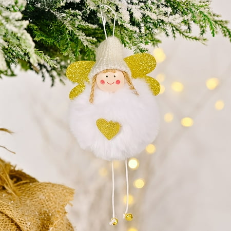 

TALKVE Simple lightweight and wear resistant Christmas Decorations Creative Cartoon Color Pendant Christmas Tree Ornaments
