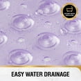thumbnail image 4 of HITSLAM Extra Long Bathtub Mat-40x16 Non Slip Shower Mat with Drain Holes and Suction Cups,Machine Washable Bath Mat,Clear Purple, 4 of 8