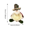 thumbnail image 3 of Christmas Candy Cookies Storage Basket Santa Claus Candy Woven Holder Basket Christmas Candy Bowl Candy Dish Gingerbread Cookies Desserts Basket for Party Winter Holiday Table Desk Decoration, 3 of 9
