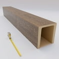 thumbnail image 6 of Ekena Millwork 7 1/2"W x 9 1/2"H x 96"L 3-Sided (U-Beam) Resawn Rip HeritageTimber Faux Wood Ceiling Beam, Kona Brown, 6 of 12