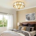 thumbnail image 6 of Luxury Round Lamp Modern Chandelier Flush Mount Ceiling Light Home Lamp Decor E26 Without Bulb, 6 of 13