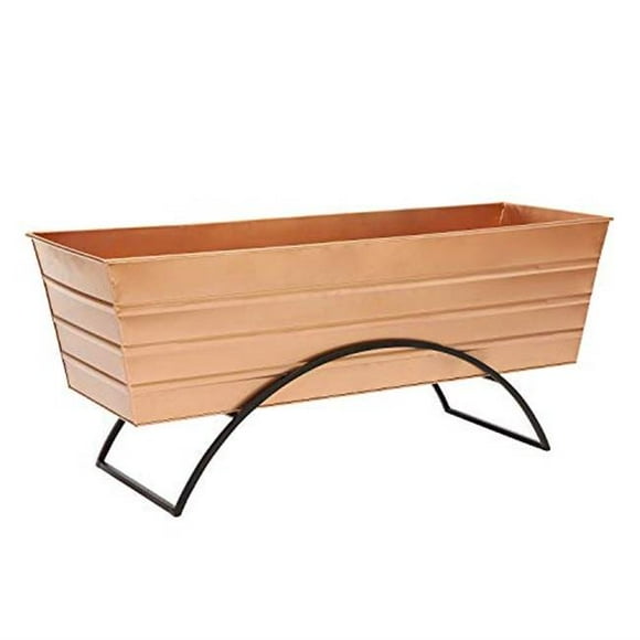 Achla C-21C-S Odette Stand with Flower Box&#44; Copper - Large