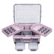 thumbnail image 2 of Caja de aparejos de pesca, contenedor para señuelos, líneas, anzuelos, caja de accesorios de pesca, multiusos Rosa, 2 of 9