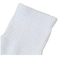 thumbnail image 3 of Fruit of the Loom mens Cushioned Durable Cotton Work Gear With Moisture Wicking Casual Sock, White, One Size US, 3 of 3