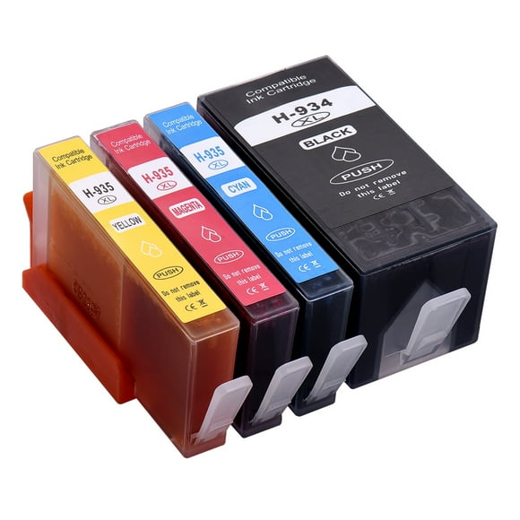 yeacher Aibecy Compatible Ink Cartridges Replacement for HP 934 935 XL 934XL 935XL Compatible with HP Officejet Pro 6230 6830 6835 HP Officejet 6220 6812 6815 6820 Printer, 4 Pack