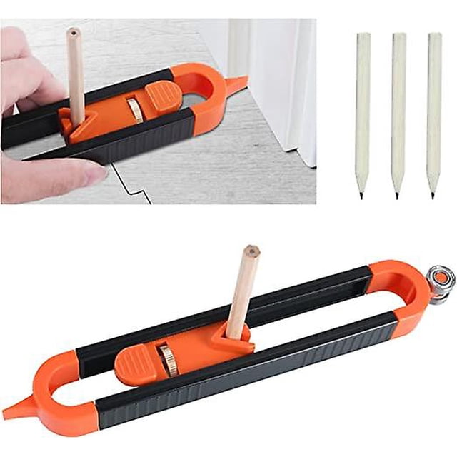 Medidor de contorno con cerradura, herramienta de perfil, Regla de medición de carpintería, herramientas de calibre duplicador de contorno Irregular, regalo de carpintero