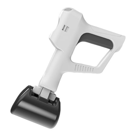 Portable Pet Poop Scoop with Extended Handle Small Blue Dog Litter Picker for Outdoor Cleaning Lightweight Poop Shovel for Dog and Cat Waste(11Inch Black)